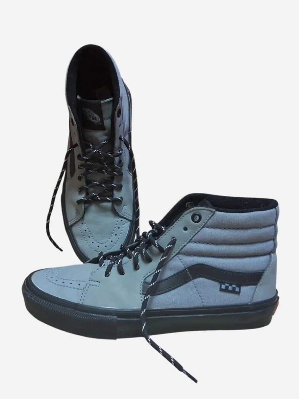 Vans Men's High-Top Sk8 Nubuck DuraCap Soled Shoes